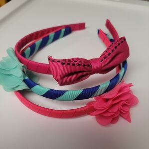 Pink and Blue Kids Headband Set